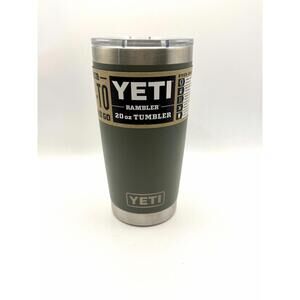 yeti tumbler 20 oz Camp Green Retired Color Magslider Lid